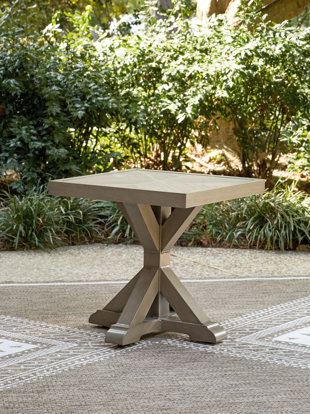 Laguna Heights - Square End Table - Beige