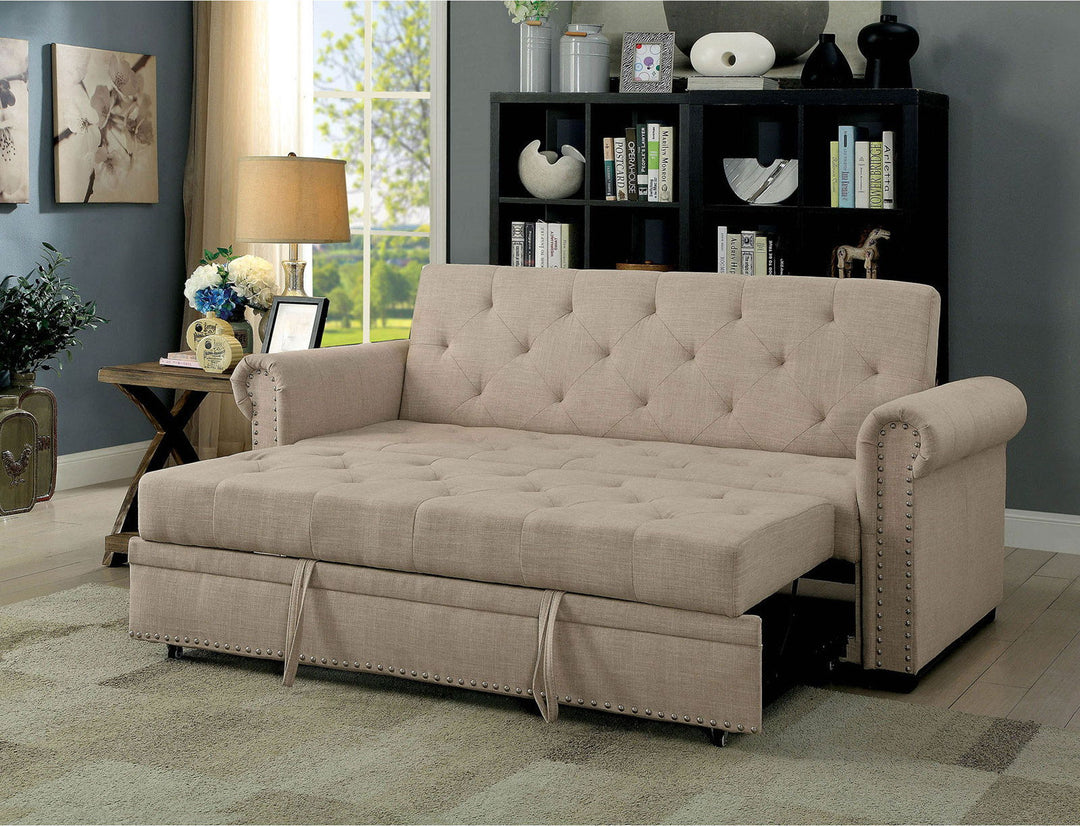 Iona - Futon Sofa - Beige