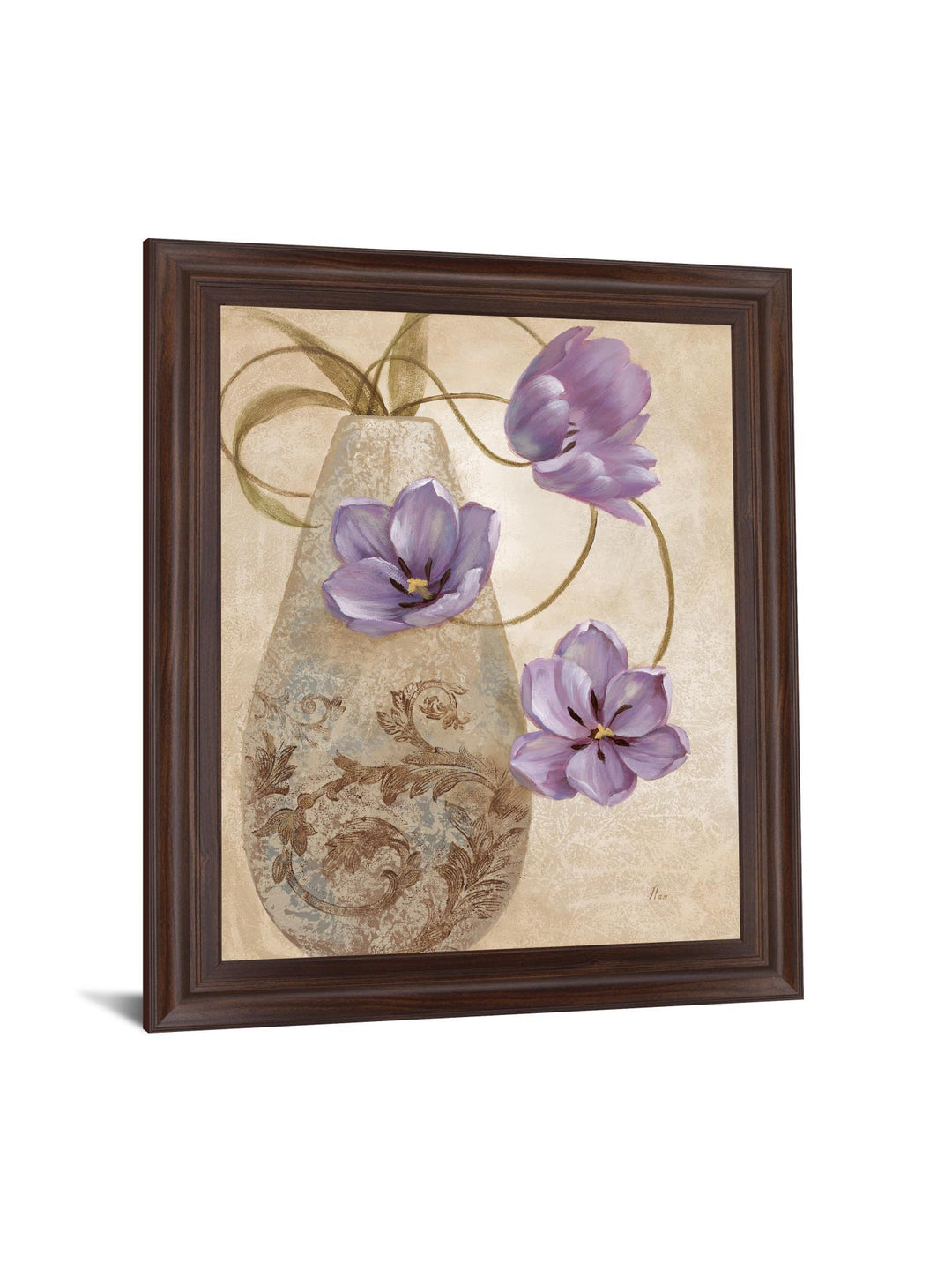 Twilight Petals - 28" x 34" Framed Wall Art