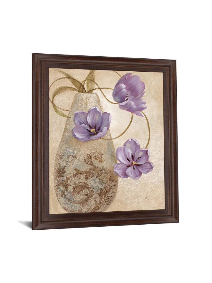 Twilight Petals - 28" x 34" Framed Wall Art