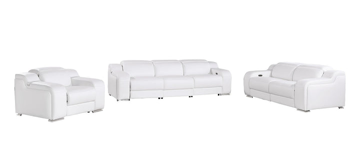 1116 - 6-Piece Modular Power Reclining Sofa, Loveseat &amp; Chair Set In With 6 Power Recliners &amp; Power Headrests