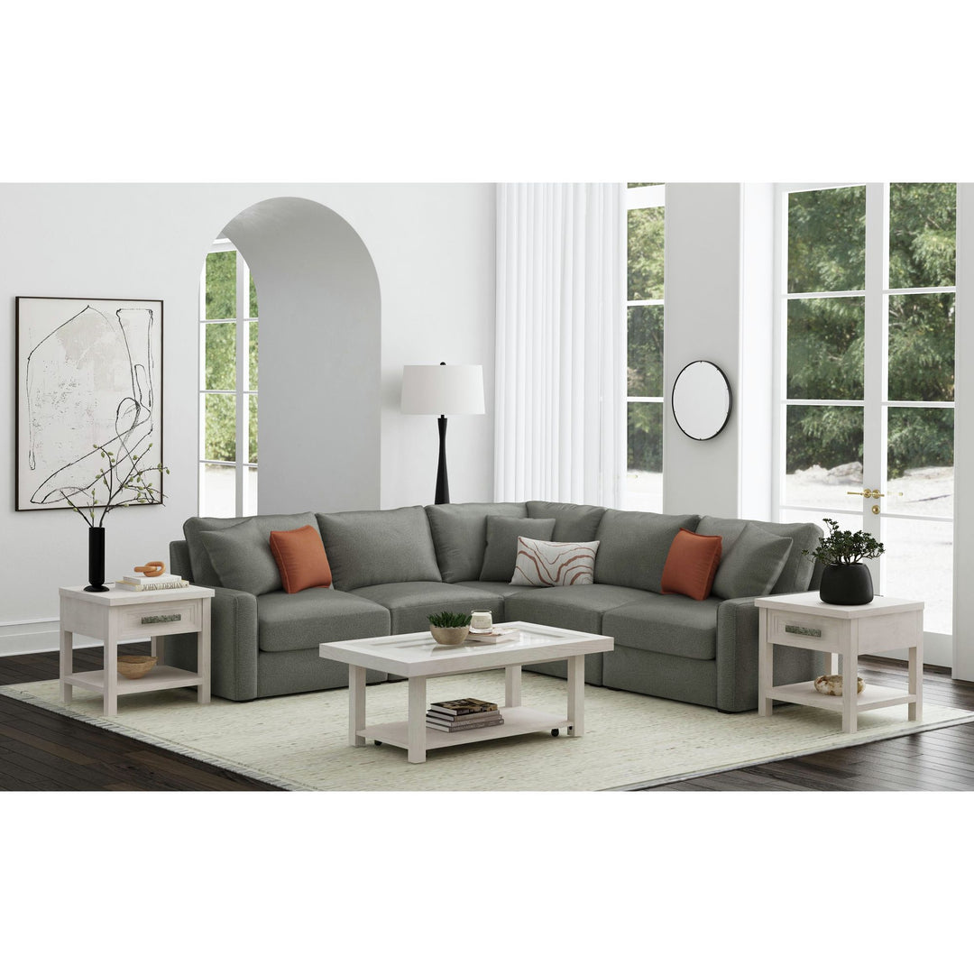Avalanche - Coffee Table - Antique White