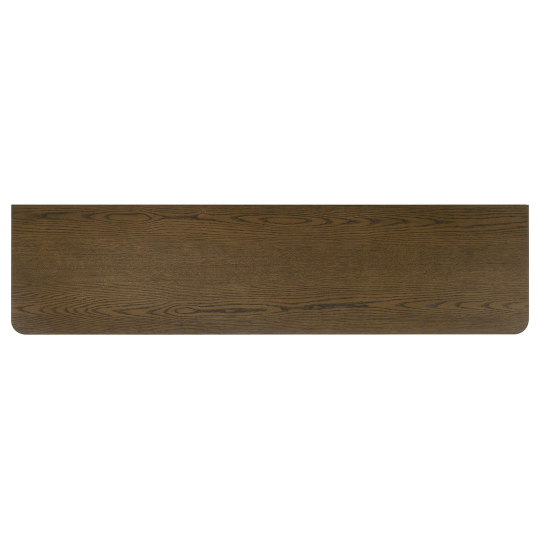 Trotter 71-inch 4-Door Wood TV Stand Media Console Brown