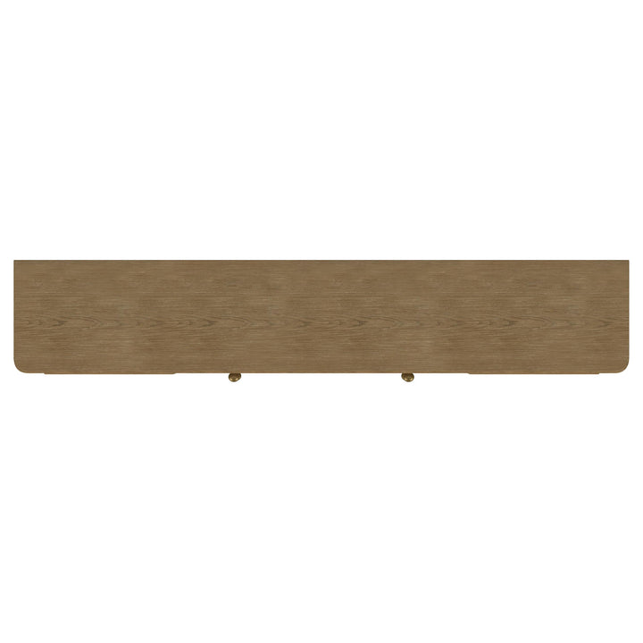 Arini Rattan Cane 2-door TV Stand Media Console Sand Wash