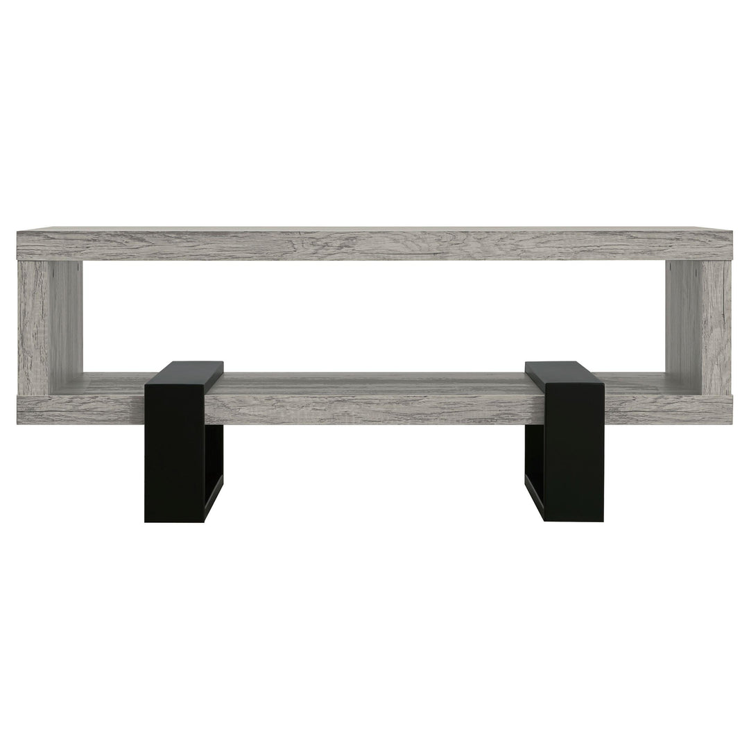 Dinard Engineered Wood Cocktail Coffee Table Grey Driftwood