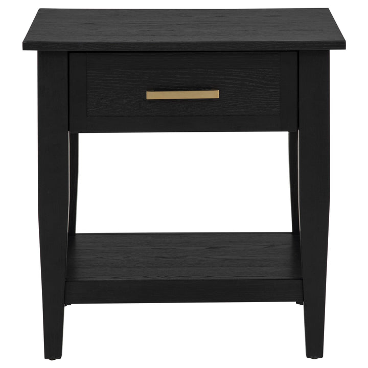 Lindenton 2-piece Wood Lift-Top Coffee and End Table Set Black
