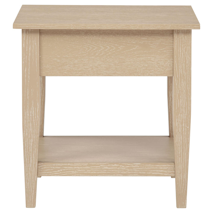 Lindenton 1-drawer Wood Occasional Side End Table Blonde