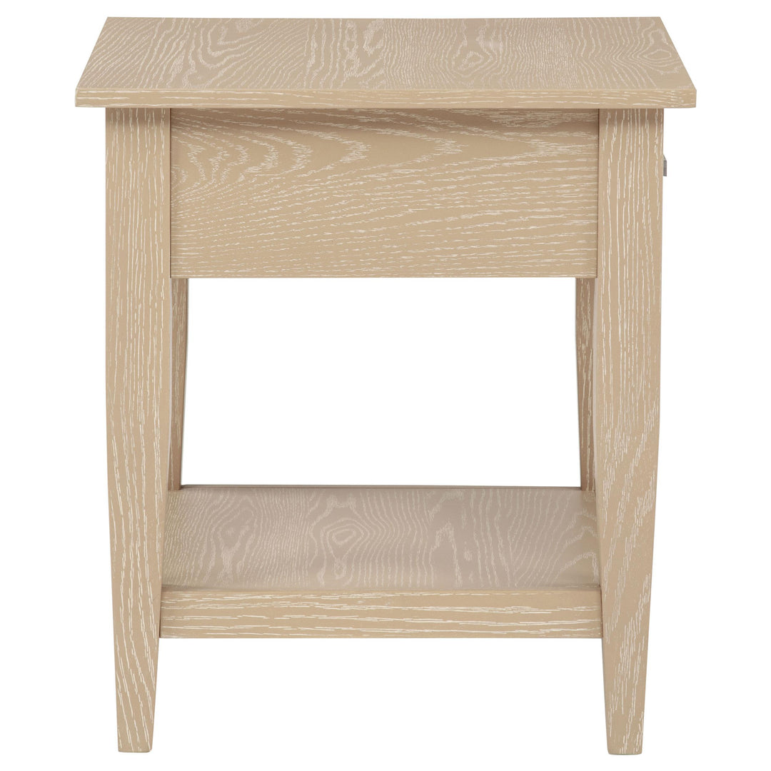 Lindenton 1-drawer Wood Occasional Side End Table Blonde