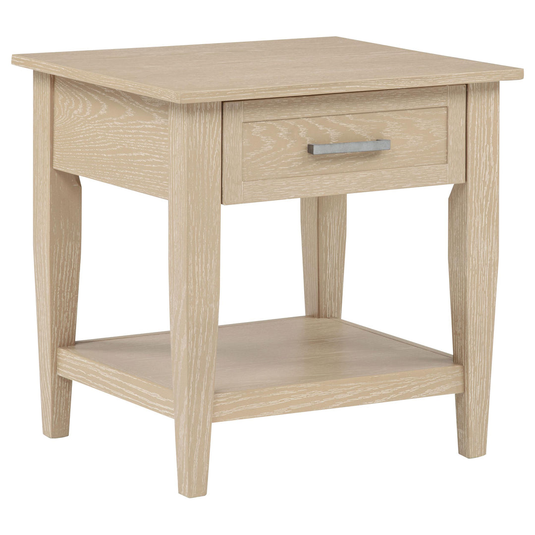 Lindenton 3-piece Wood Lift-Top Coffee and End Table Set Blonde