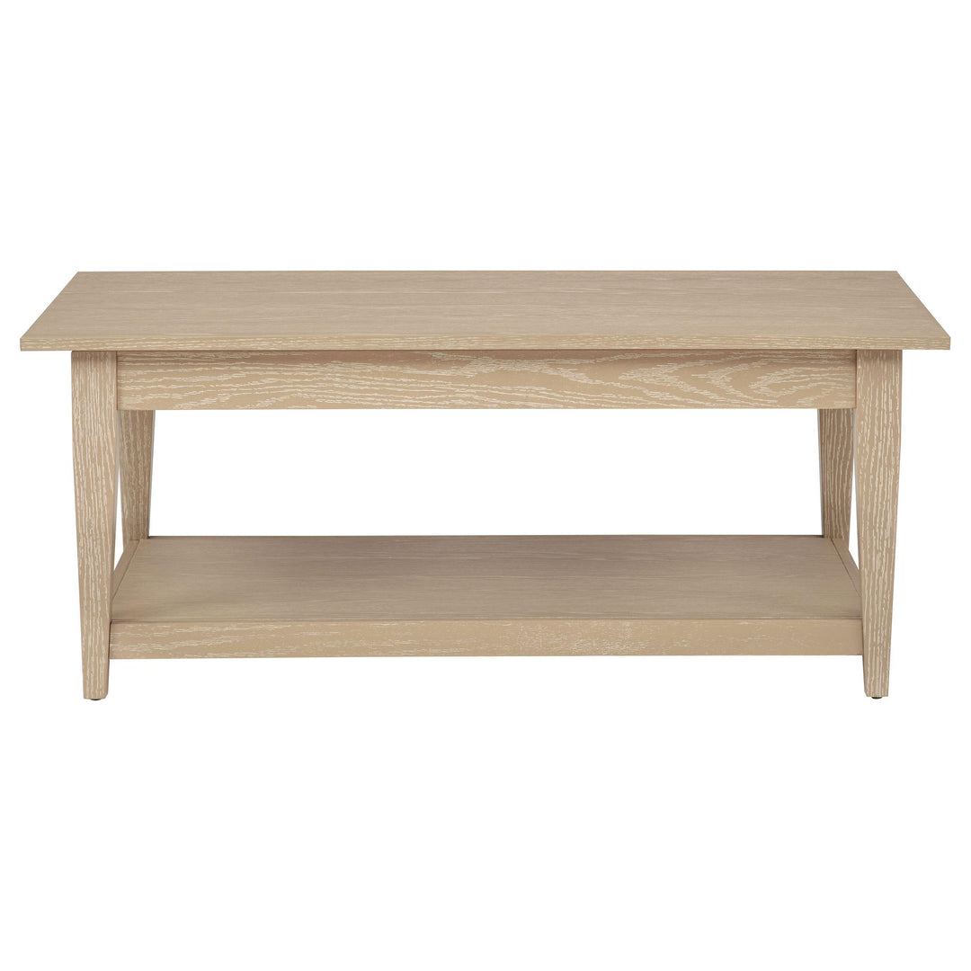 Lindenton 3-piece Wood Lift-Top Coffee and End Table Set Blonde