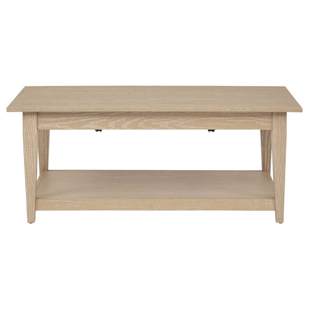 Lindenton Lift-Top Occasional Cocktail Coffee Table Blonde