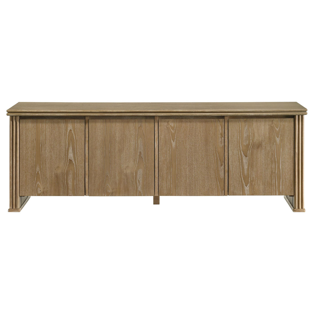 Adina 70-inch TV Stand Media Console Distressed Light Brown