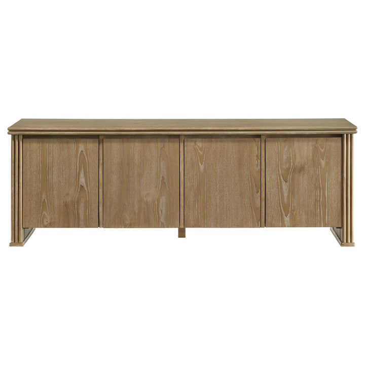 Adina 70-inch TV Stand Media Console Distressed Light Brown