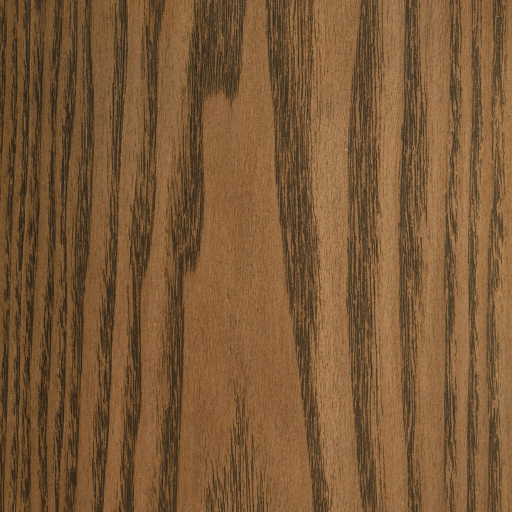 Franklin Round Wood Pedestal Side End Table Grey and Dark Brown