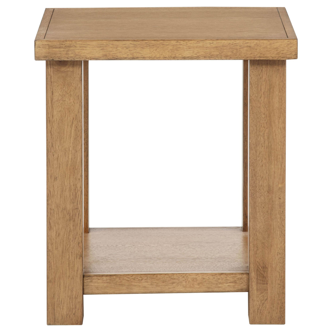 Beasley 3-Piece Wood Coffee Table Set Golden Oak
