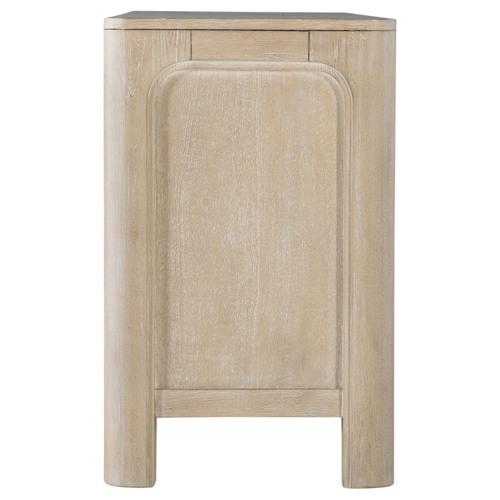 Solano 71-inch 2-door TV Stand Media Console Weathered Mango