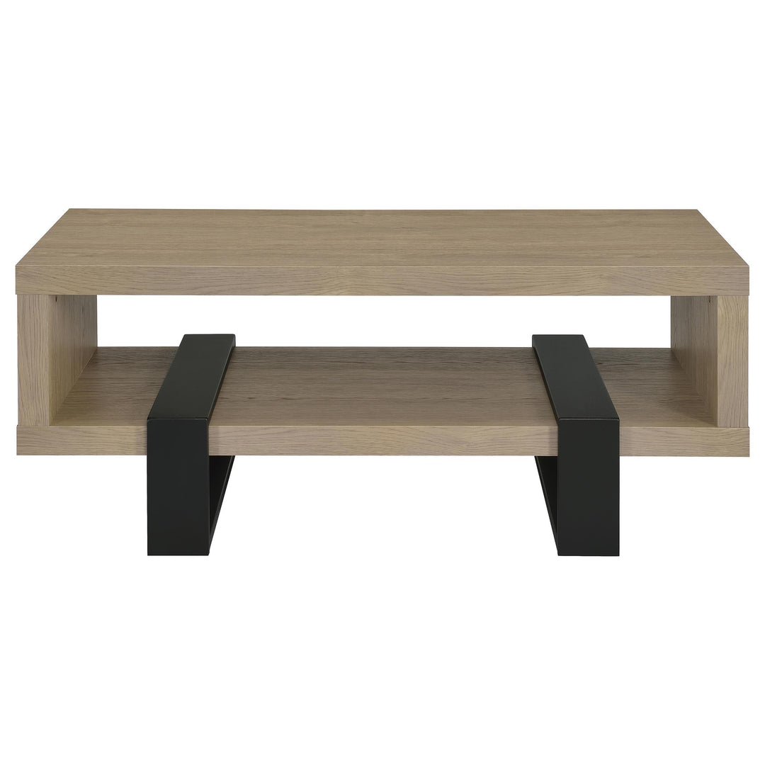 Dinard Engineered Wood Cocktail Coffee Table Latte