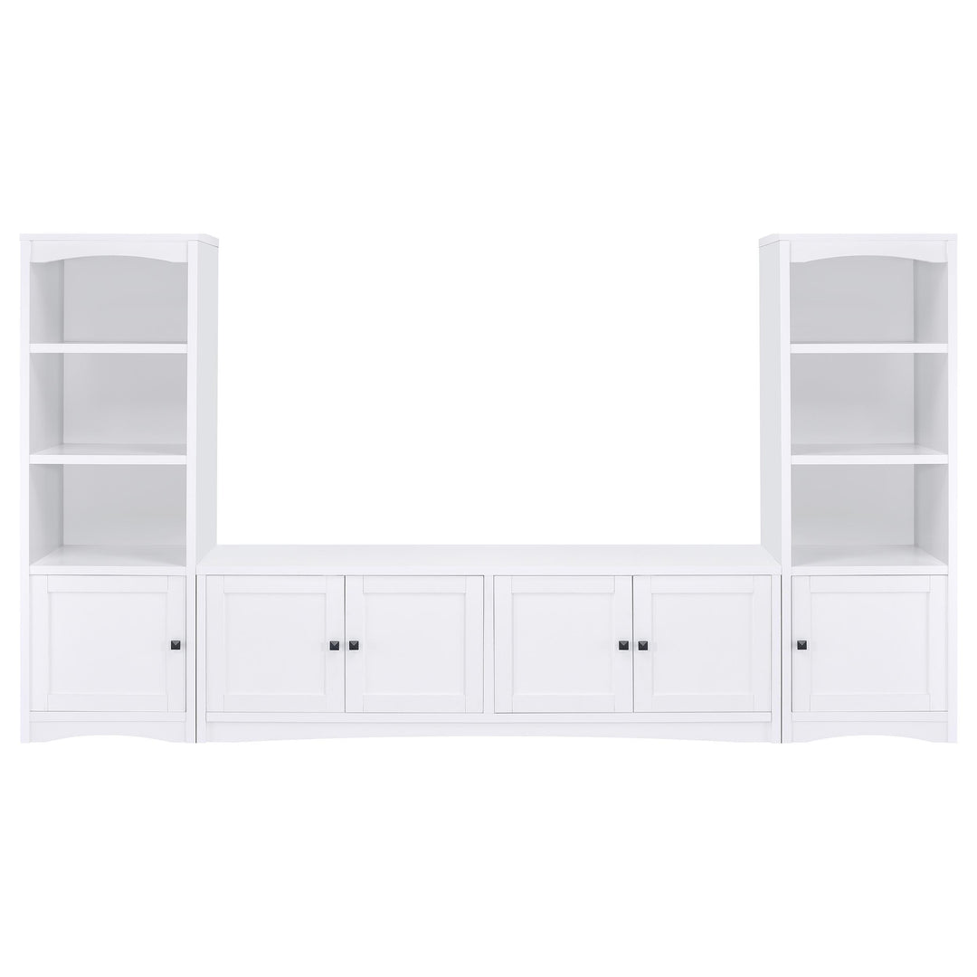 Laughlin 3-piece Entertainment Center TV Stand White