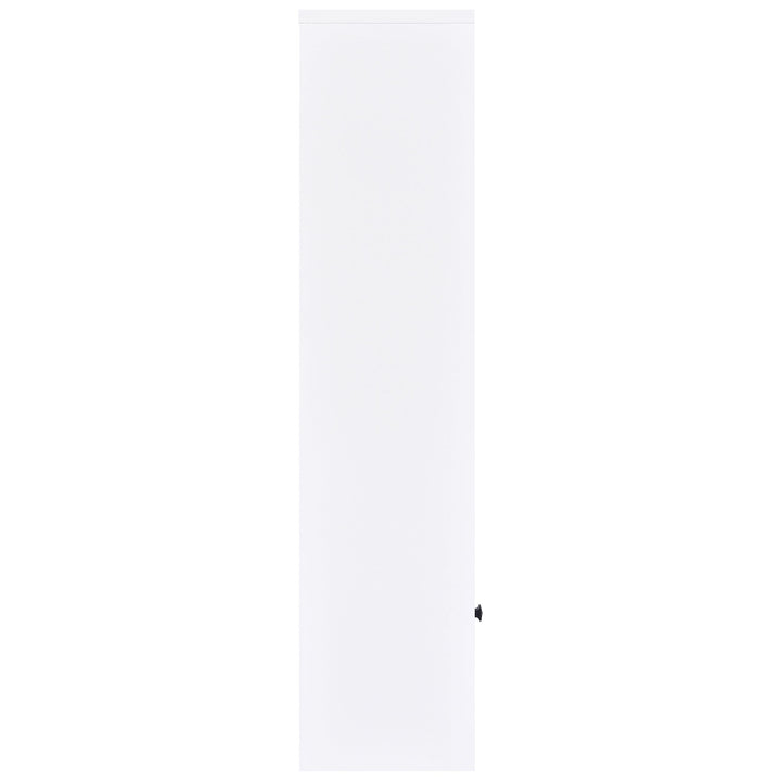 Laughlin 4-shelf Engineered Wood Media Tower White