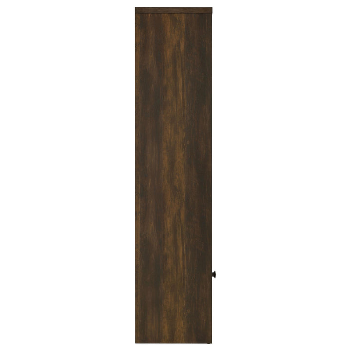 Laughlin 4-shelf Engineered Wood Media Tower Dark Pine