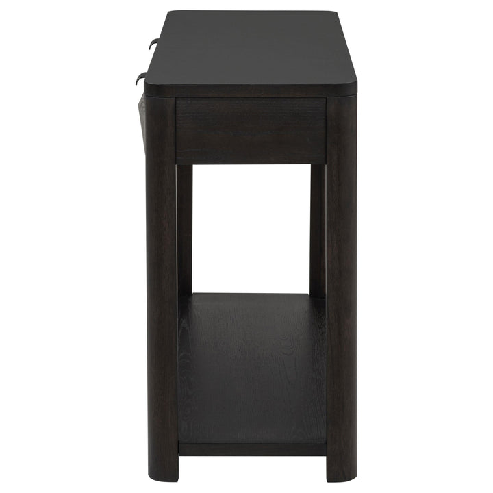 Marcelo Sofa Console Table with 2 Drawers and Shelf Coffee