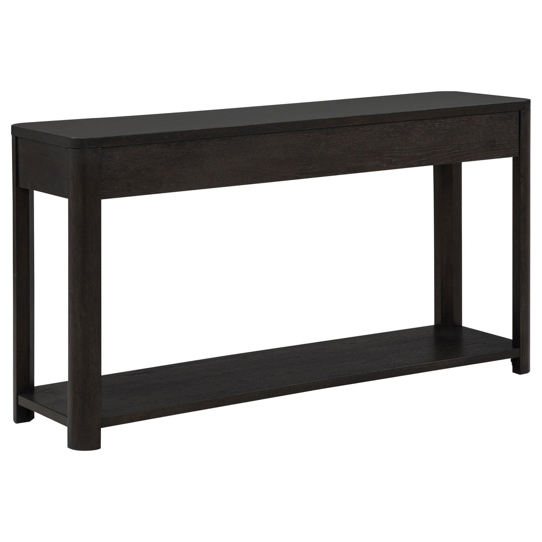Marcelo Sofa Console Table with 2 Drawers and Shelf Coffee
