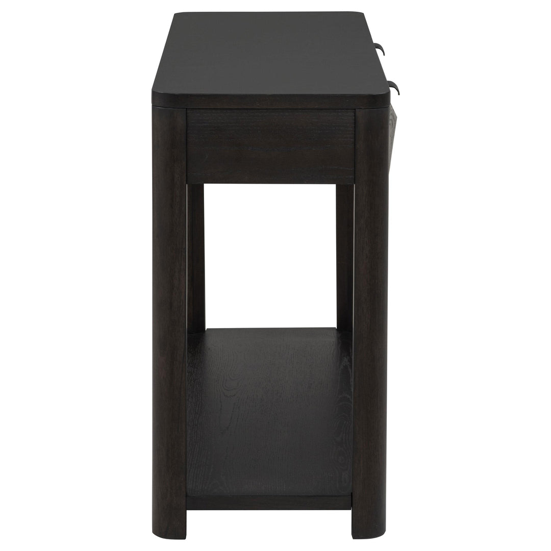 Marcelo Sofa Console Table with 2 Drawers and Shelf Coffee