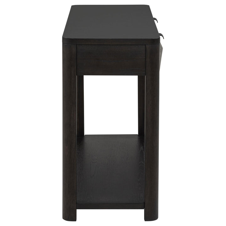 Marcelo Sofa Console Table with 2 Drawers and Shelf Coffee
