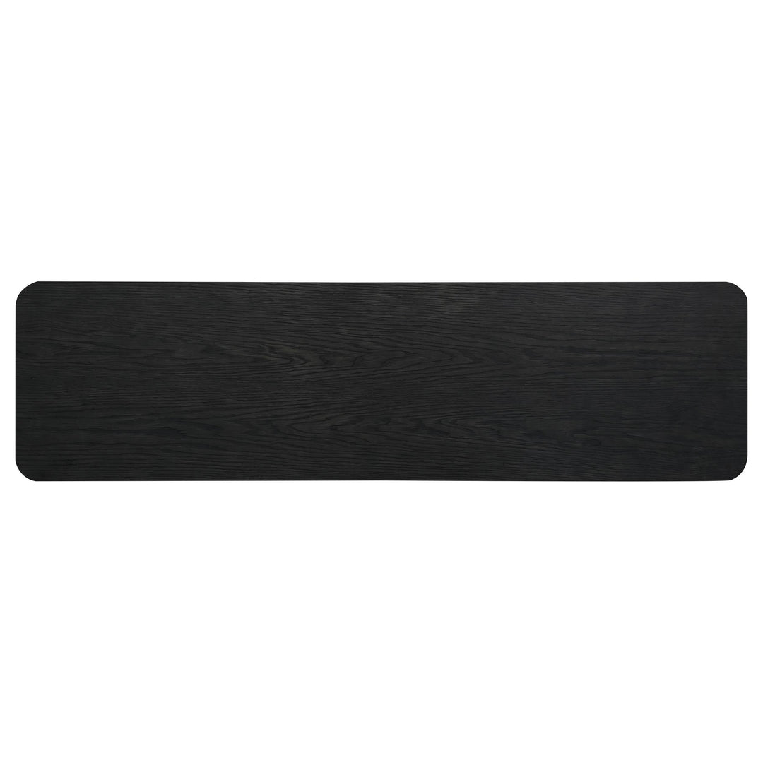 Marcelo Sofa Console Table with 2 Drawers and Shelf Coffee