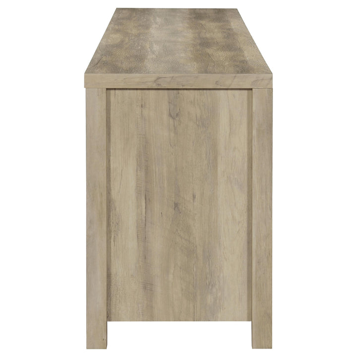 Madra 2-door Engineered Wood 79-inch TV Stand Distressed Pine