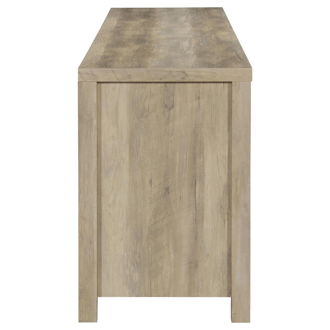Madra 2-door Engineered Wood 79-inch TV Stand Distressed Pine