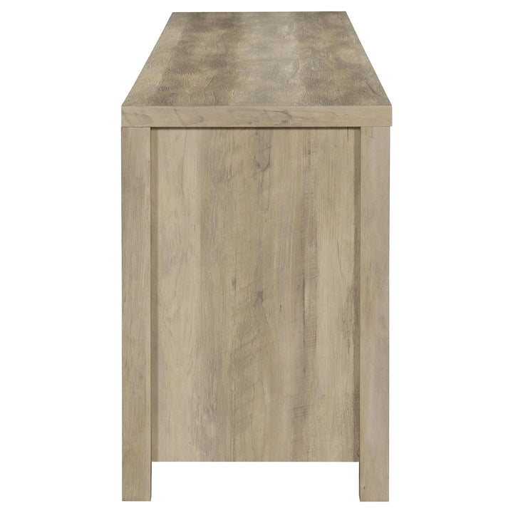 Madra 2-door Engineered Wood 79-inch TV Stand Distressed Pine
