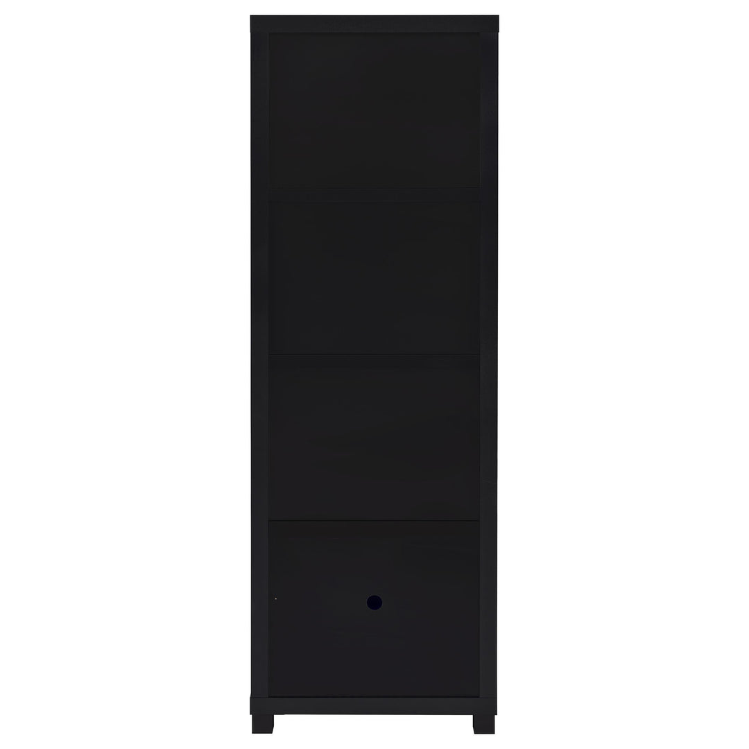 Sachin 3-piece Entertainment Center 79-inch TV Stand Black