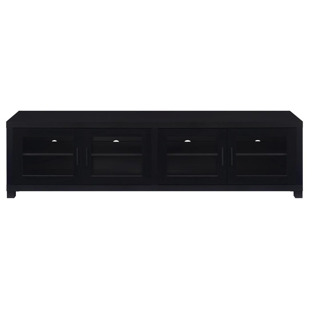 Sachin 3-piece Entertainment Center 79-inch TV Stand Black