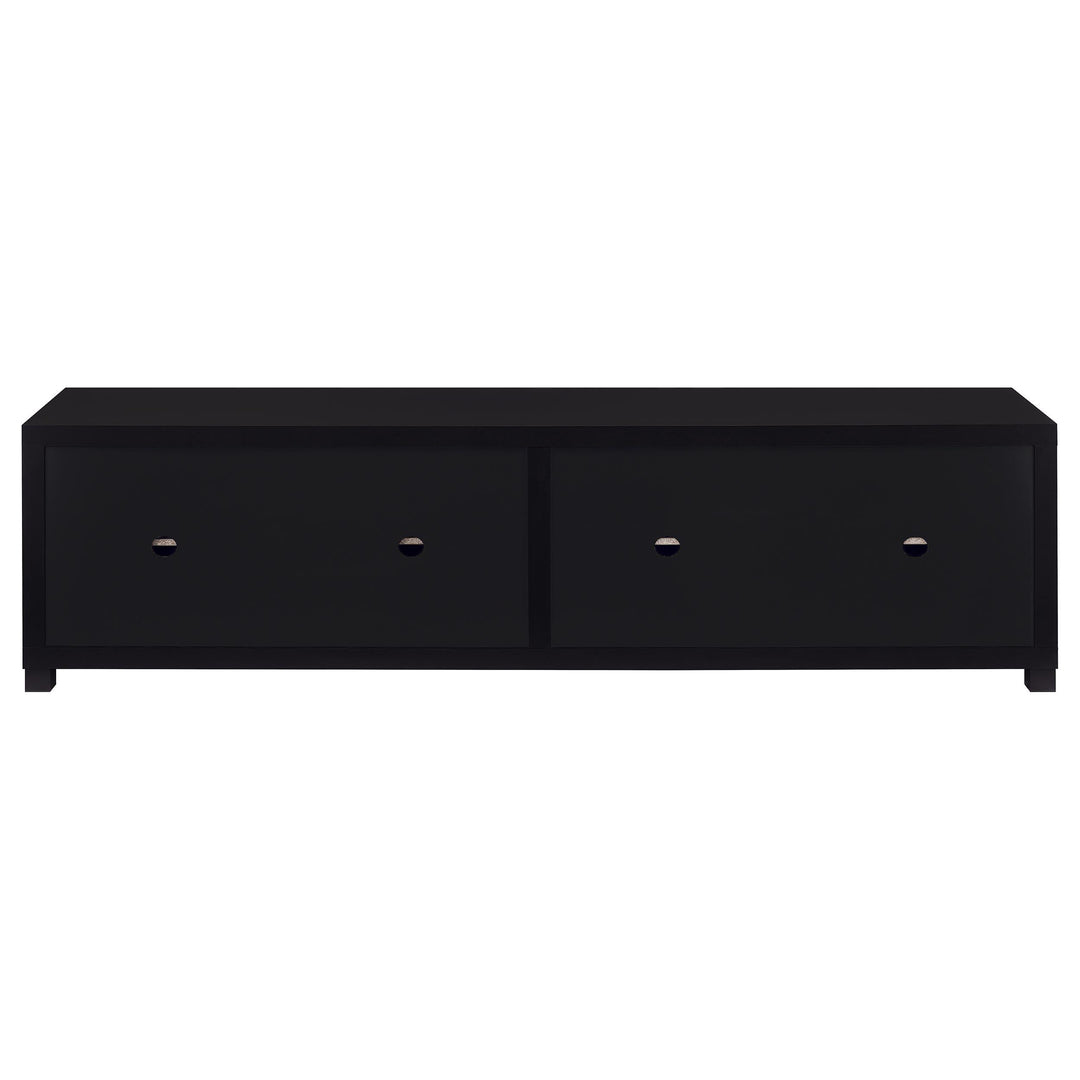 Sachin 3-piece Entertainment Center 79-inch TV Stand Black
