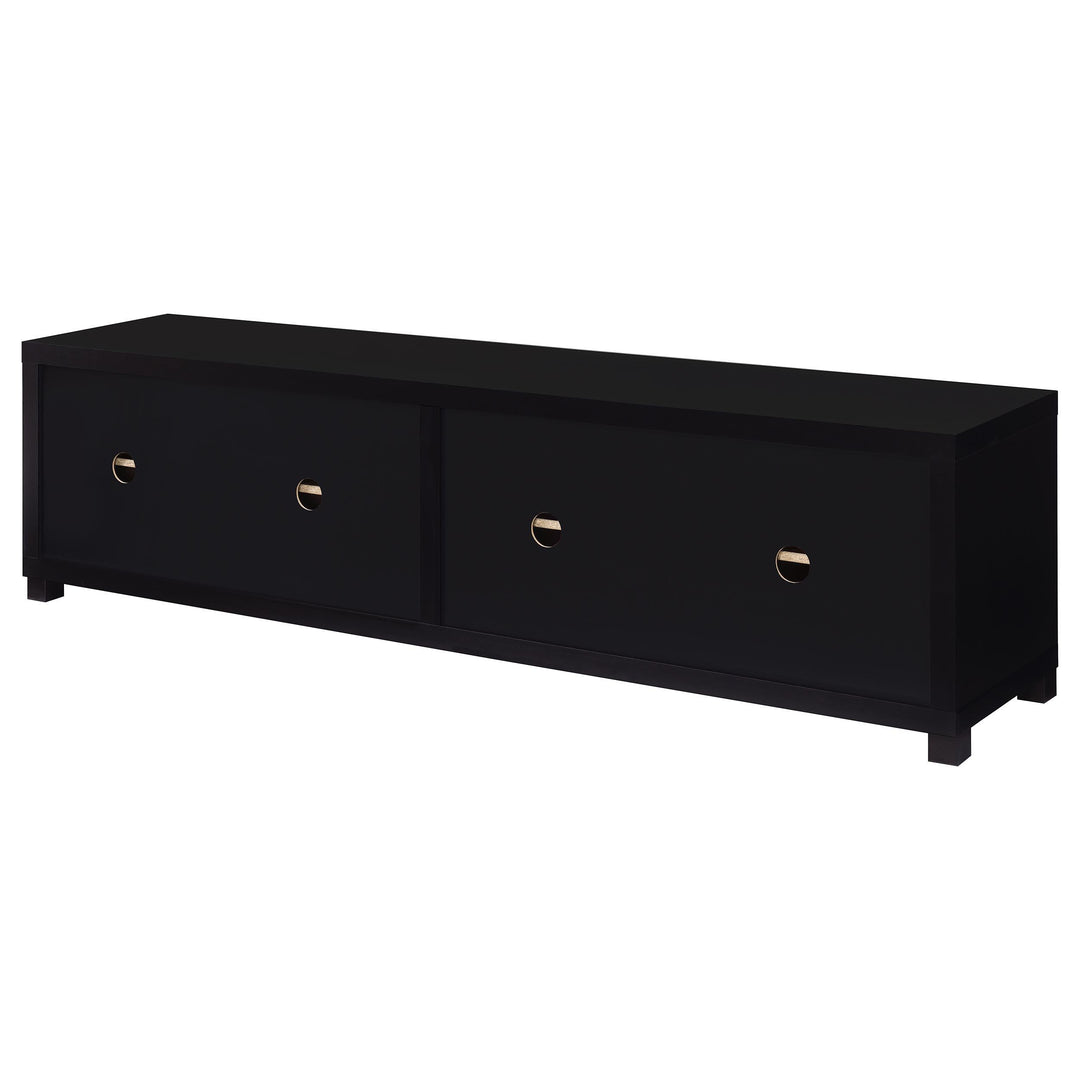 Sachin 3-piece Entertainment Center 79-inch TV Stand Black