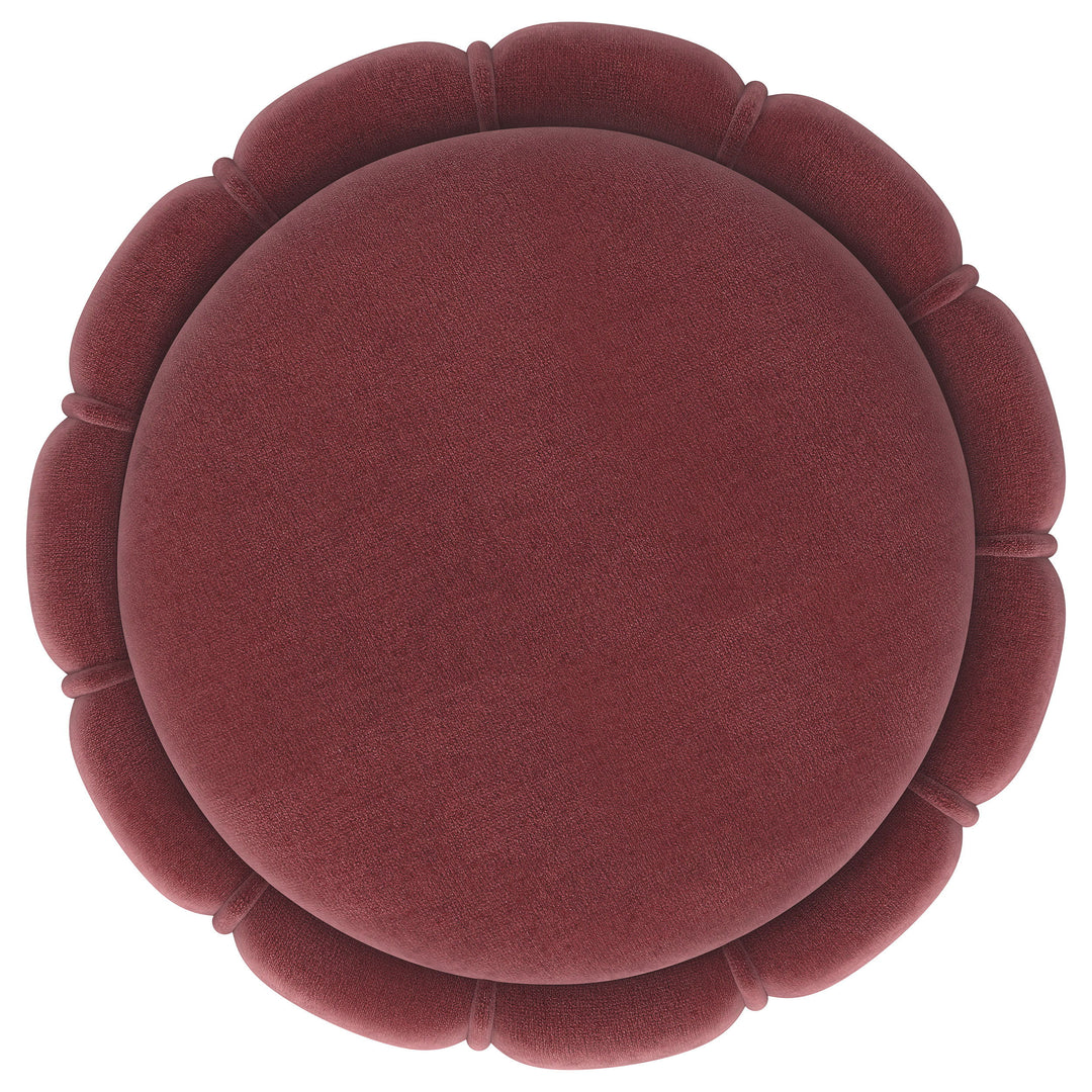 Sora - Round Upholstered Ottoman