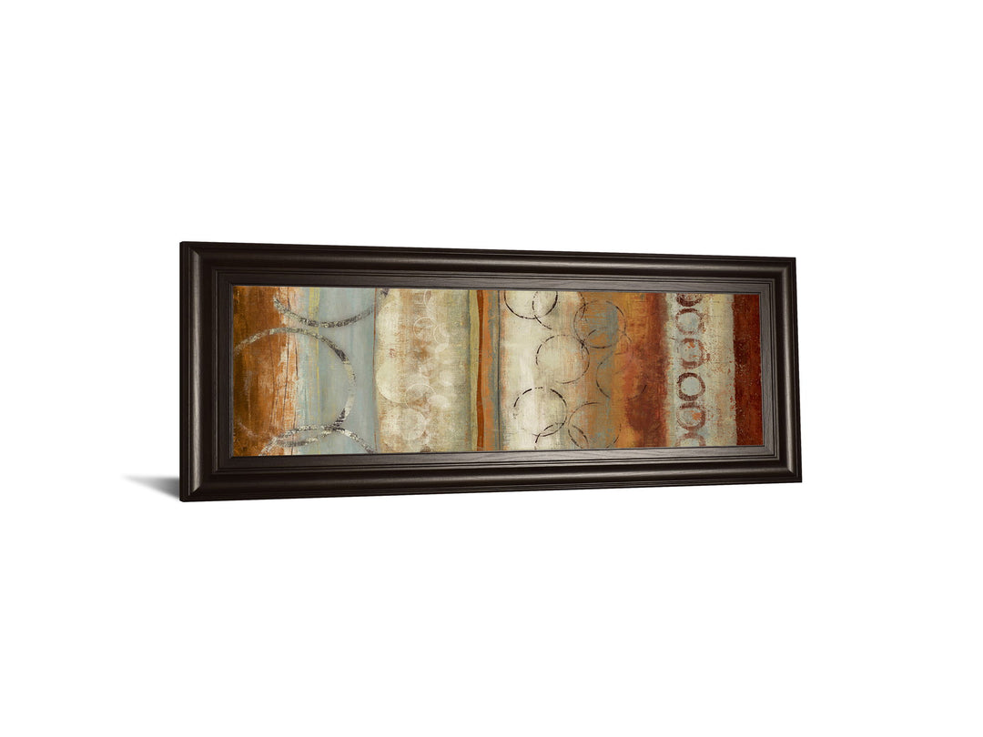 Juncture I By Tom Reeves - Framed Print Wall Art - Light Brown