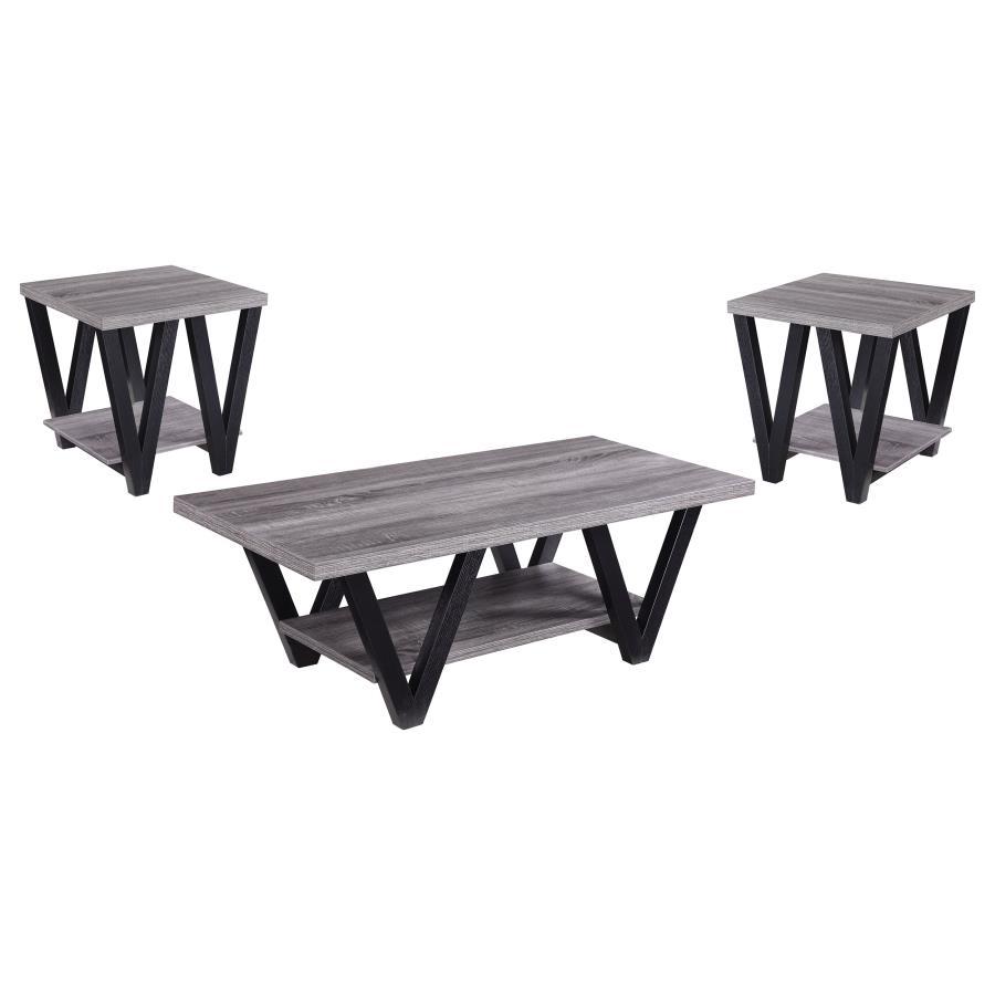 Stevens - Rectangular Coffee Table Set