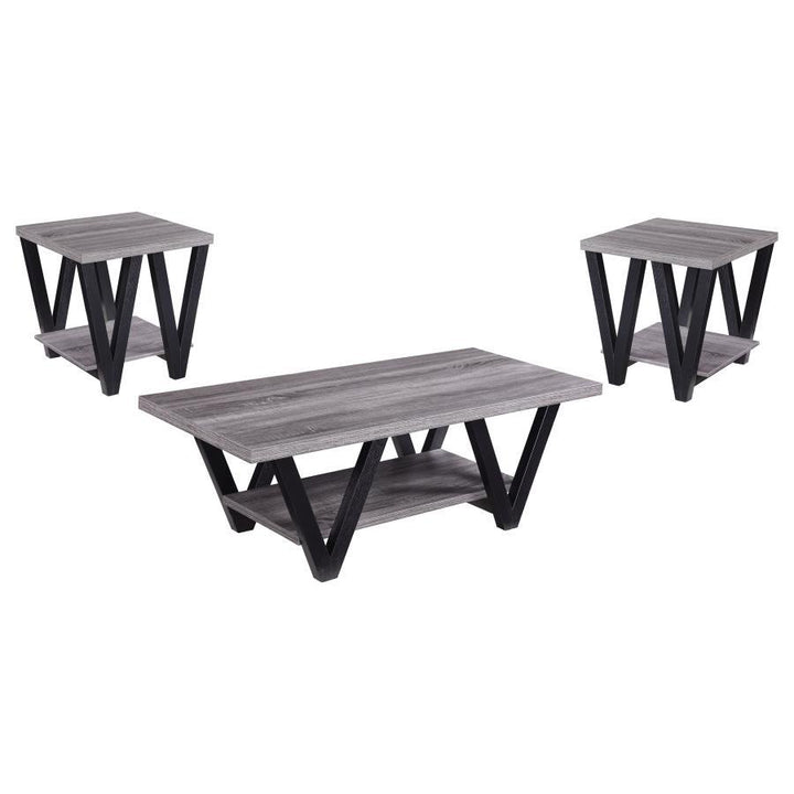 Stevens - Rectangular Coffee Table Set