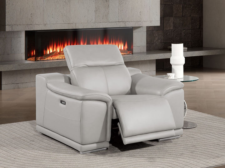 2679 - Power Reclining Chair With Power Headrest In Genuine Leather