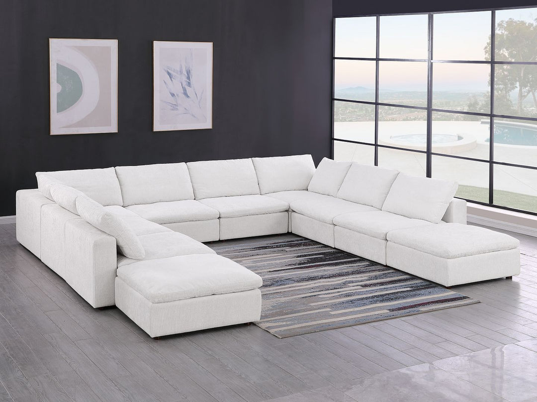 1100 - 10-Piece U-Shaped Sectional In Italian Fabric