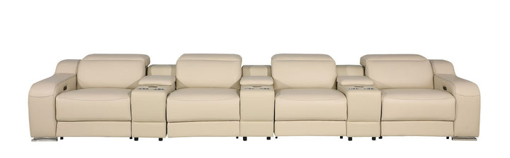 1116 - 7-Piece Modular Power Reclining Sofa In With 4 Power Recliners &amp; Power Headrests