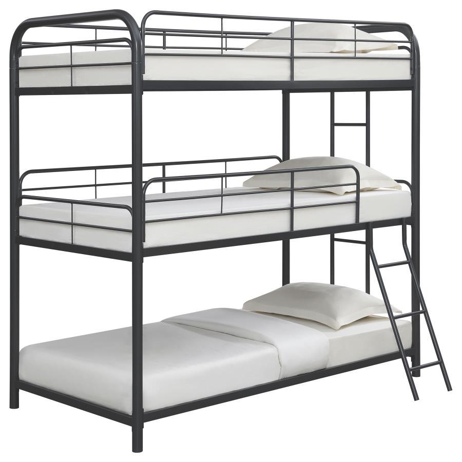 Garner - Metal Triple Bunk Bed