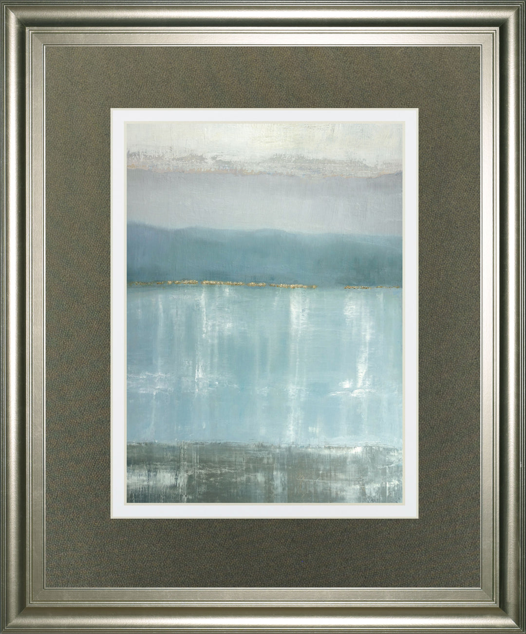 Twilight Blues By Caroline Gold - Framed Print Wall Art - Blue