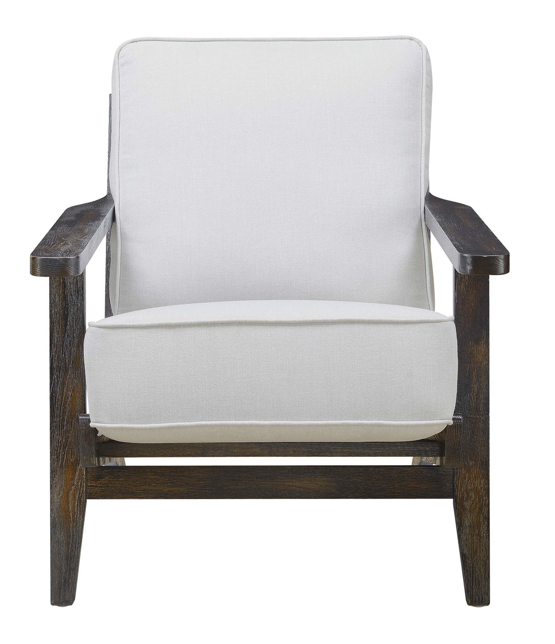 Metro - Chair (3A Packing) - Taupe / Espresso Wood Finish