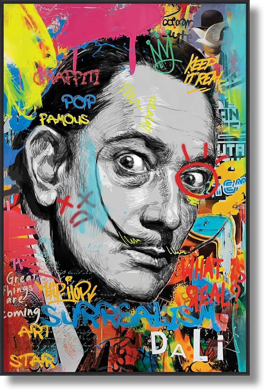 Color Burst Visionary - 32" x 47" Framed Wall Art