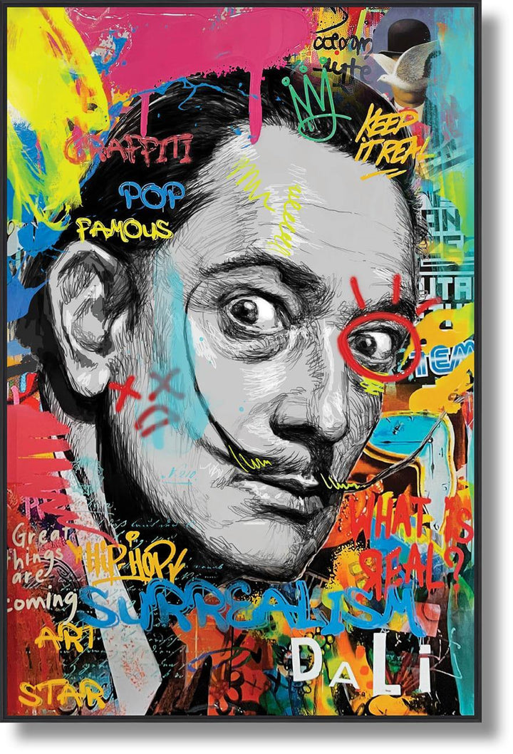 Color Burst Visionary - 32" x 47" Framed Wall Art