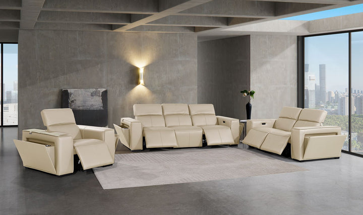 1224 - 6-Piece Modular Power Reclining Sofa, Loveseat &amp; Chair Set In With 5 Power Recliners &amp; Power Headrests