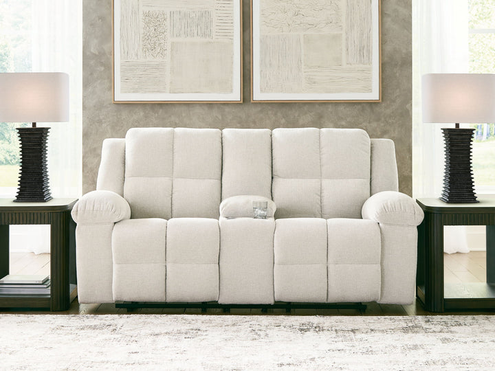 Orlen - Double Reclining Loveseat With Console - Winter